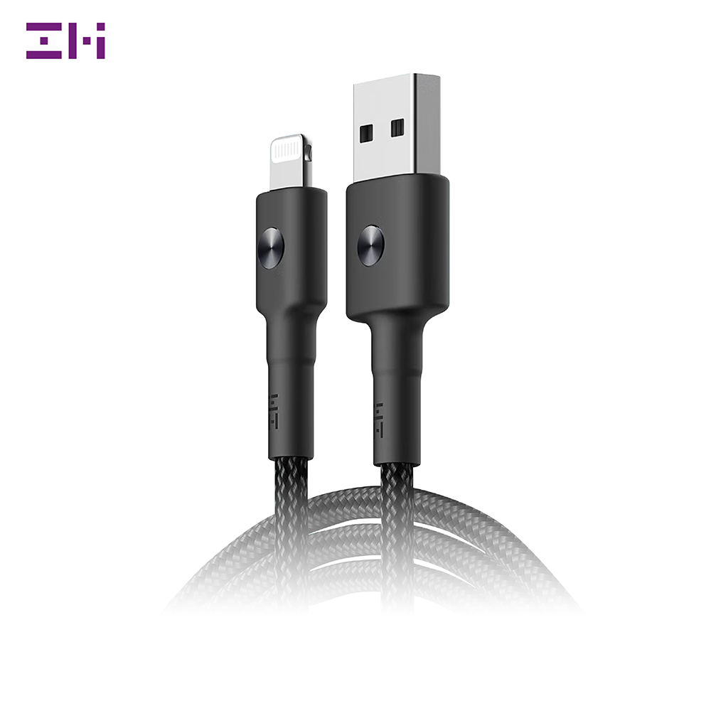 ZMI AL805 Cable สายชาร์จ Premium USB-A สำหรับ iPhone ถัก16ชั้นยาว 1 เมตร มาตรฐาน (MFI) -2Y