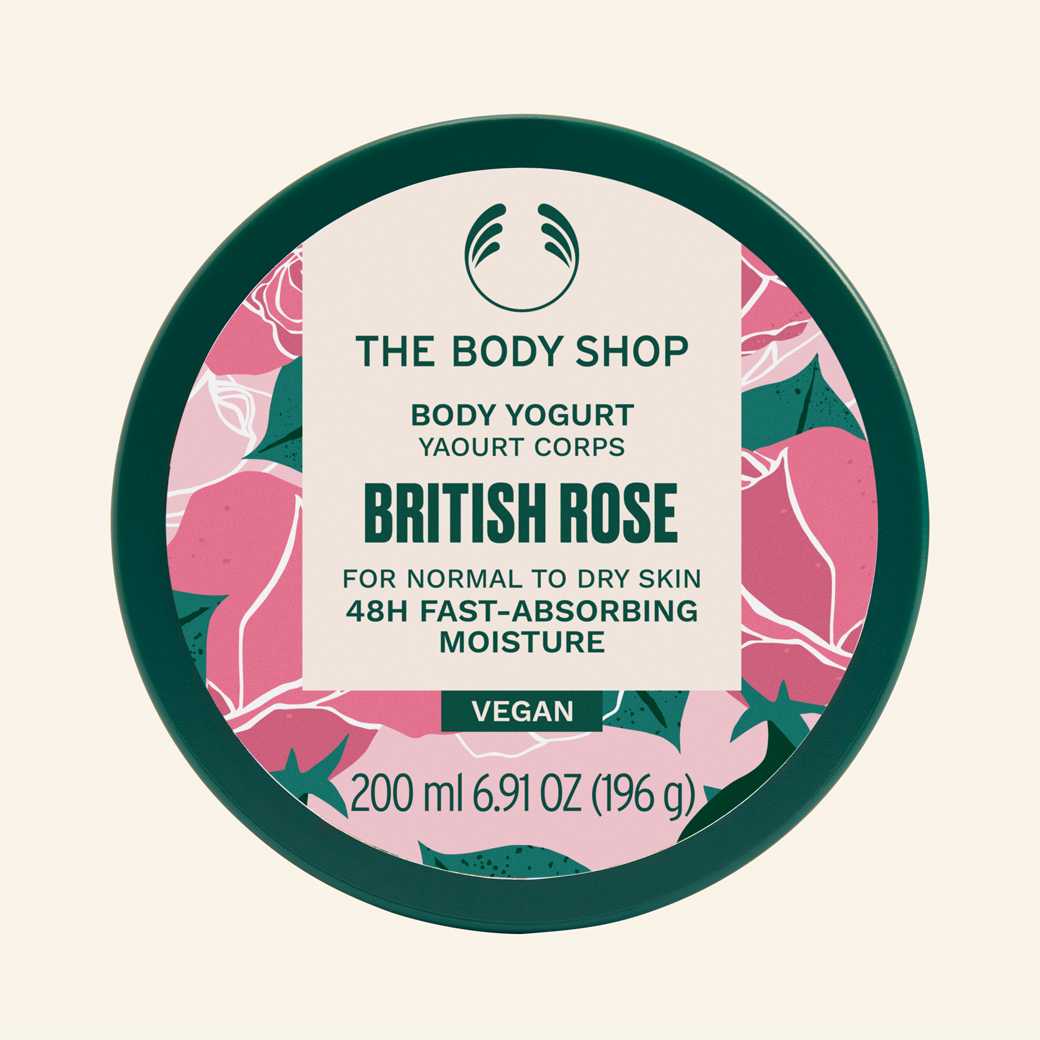 BRITISH ROSE BODY YOGURT 200ML