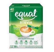 KETO Equal Stevia อิควล สตีเวีย หญ้าหวานธรรมชาติ บรรจุ 40 ซอง