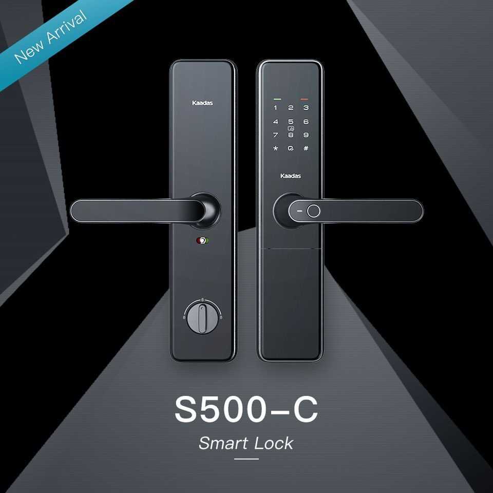 Digital Doorlock Kaadas S500-C Lever Smart Lock Black