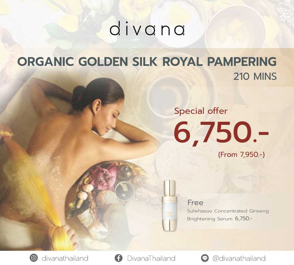 Organic Golden Silk Royal Pampering 210 mins