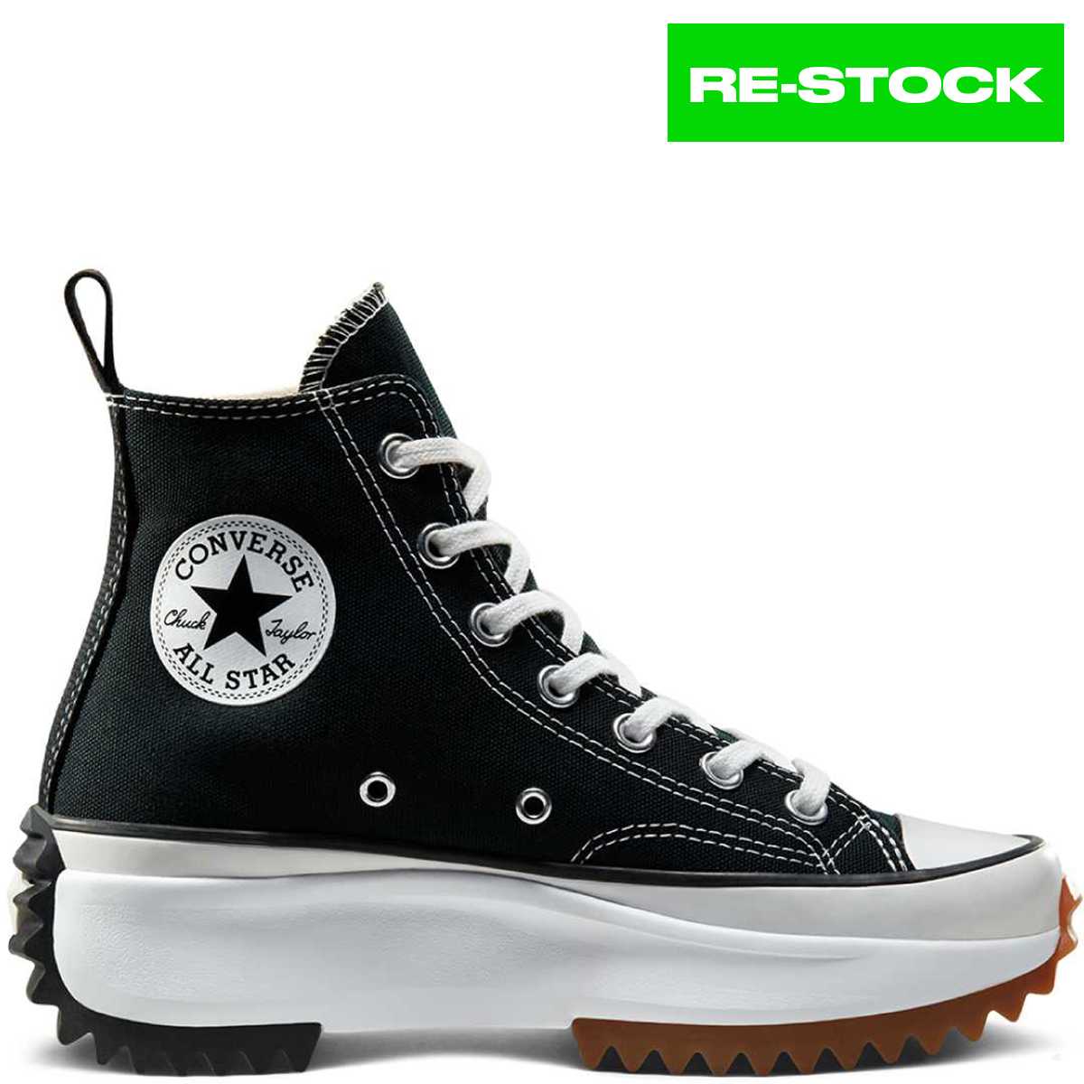 RUN STAR HIKE HI BLACK - 166800CH0BK