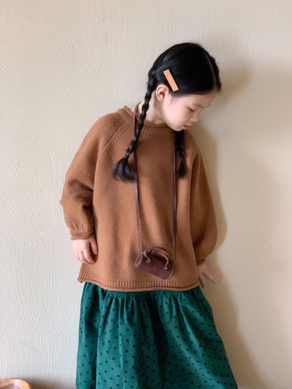 Brown Knitted Sweater / size 120