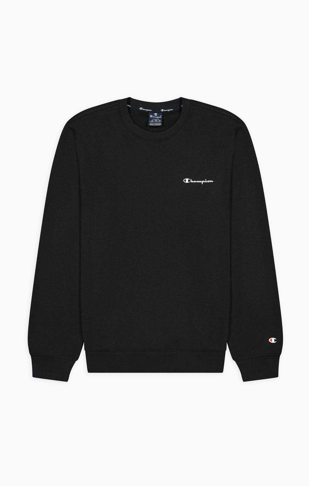 CHAMPION  SMALL SCRIPT TERRY COTTON SWEATSHIRT