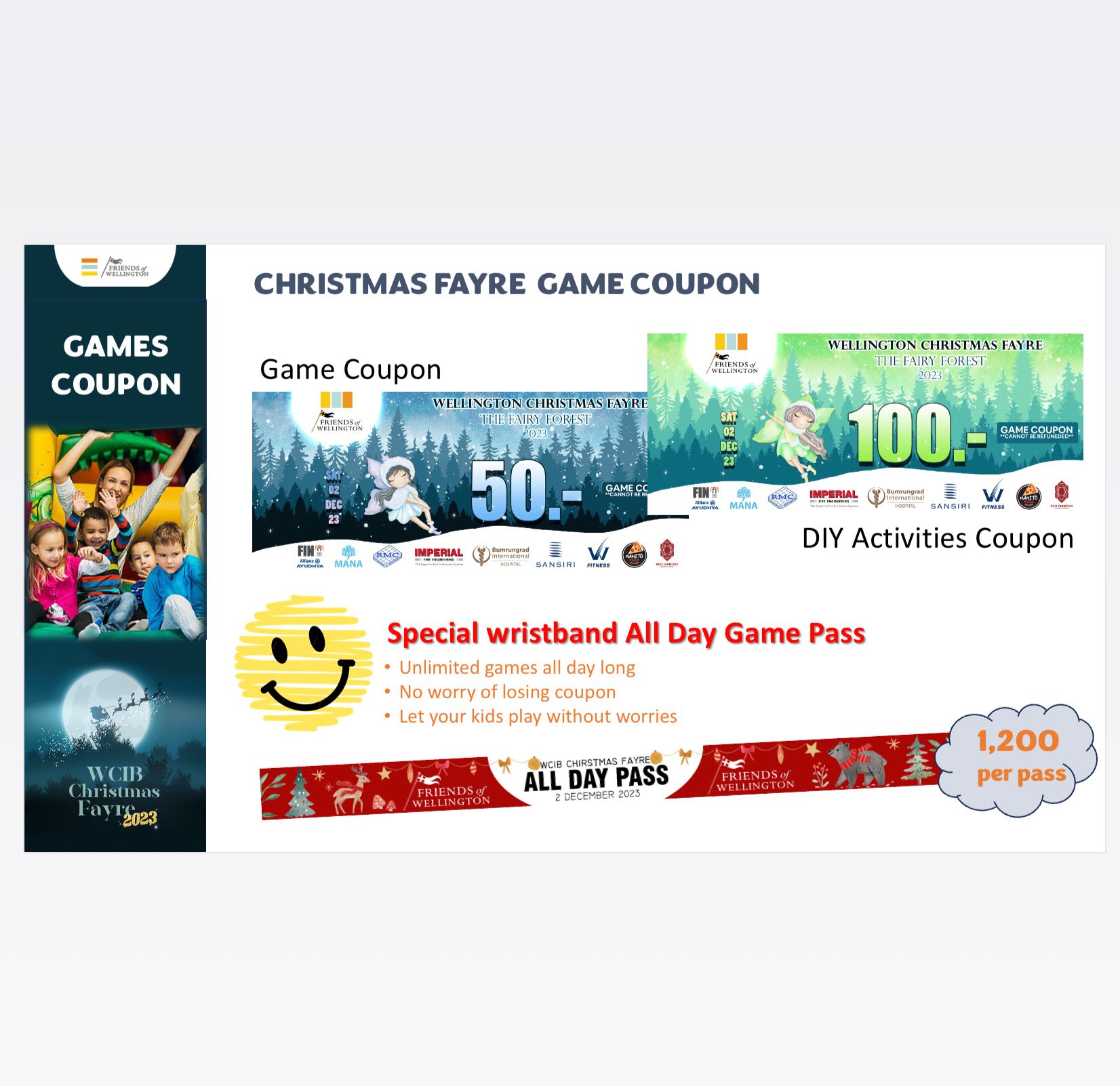 Christmas Fayre 2023 Game Ticket