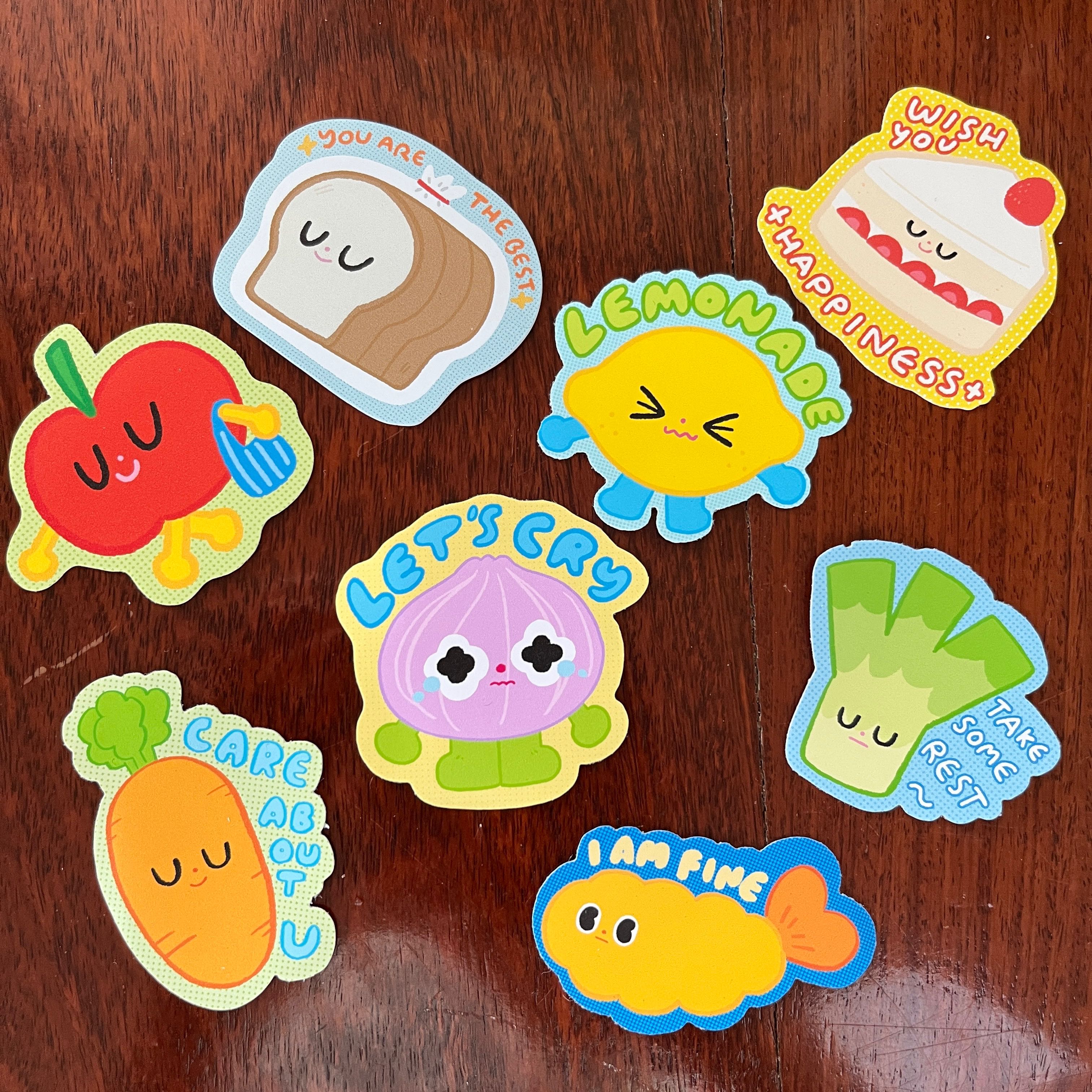 STICKER DICUT 100 % _  FOOD FRIEND