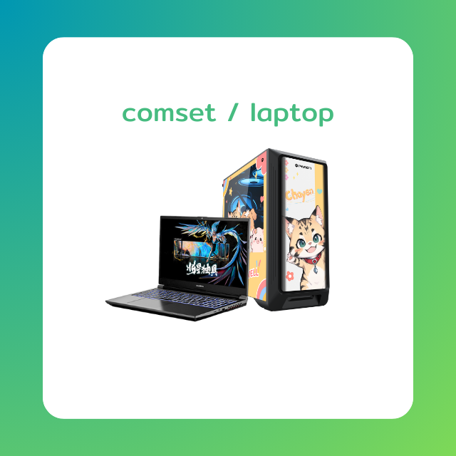 Comset & laptop / คอมเซ็ต แล็ปท็อป