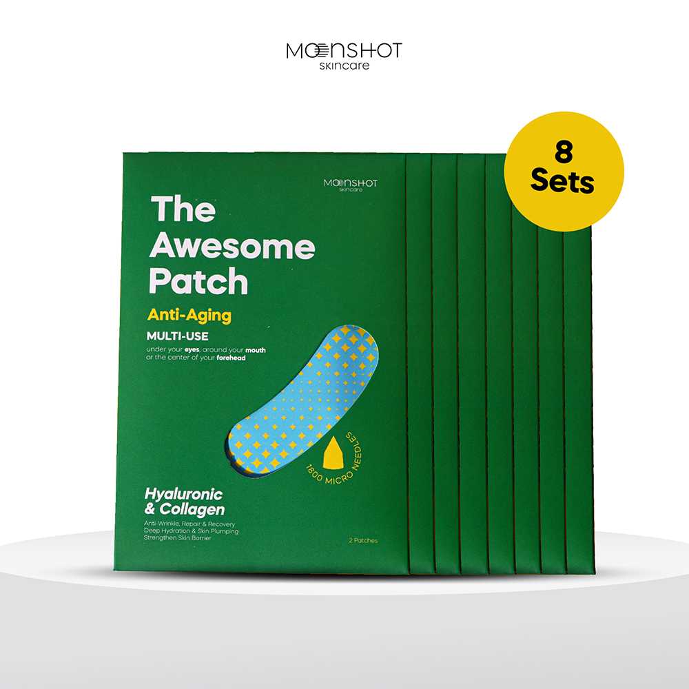 Intensive Care Set (x8): The Awesome Patch - A micro needles patch with Collagen & Hyaluronic Acid