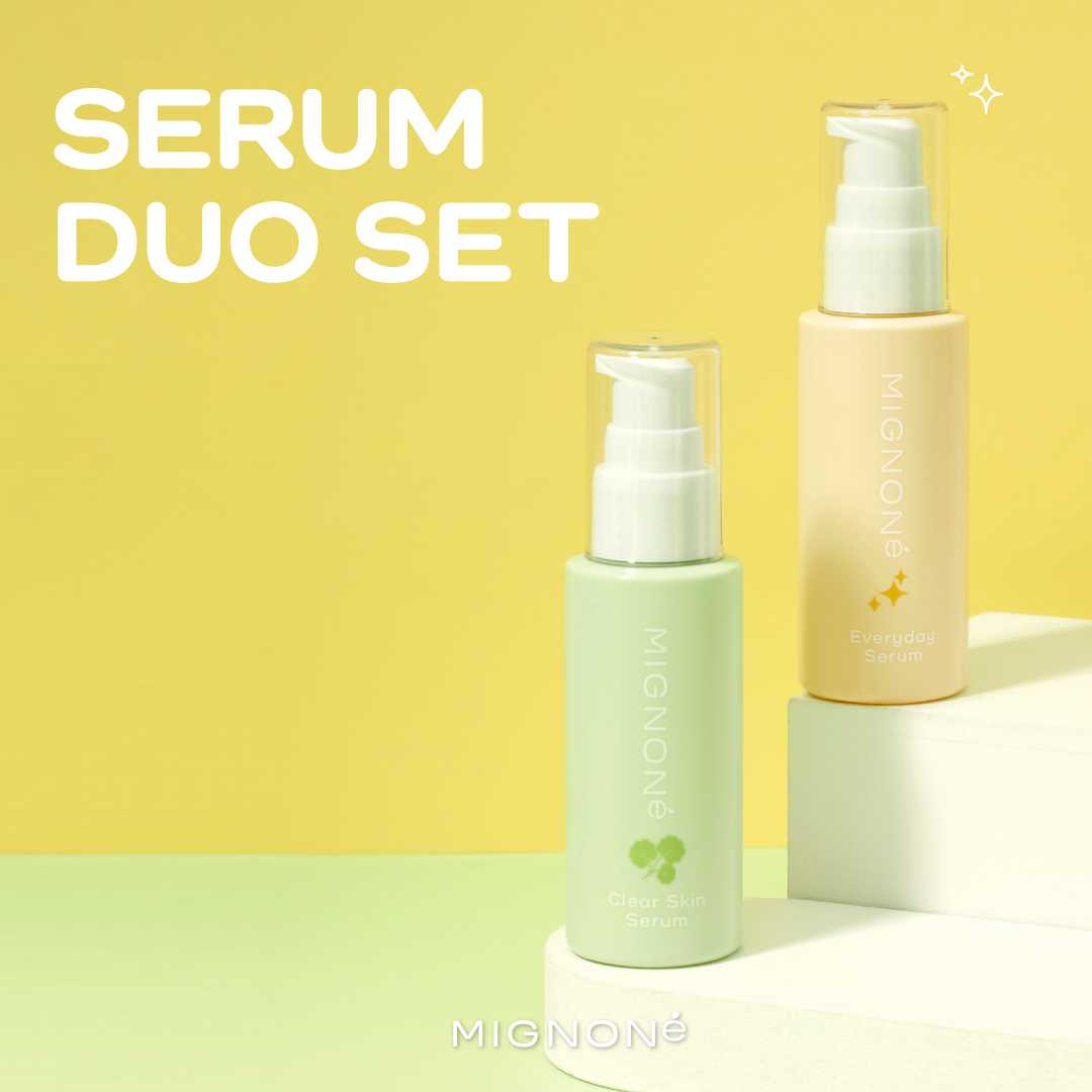 [SET 2 ชิ้น] Mignoné Clear Skin Serum (40 ml.) + Mignoné Everyday Serum (40 ml.)