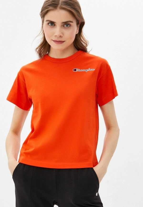 Champion Women Sportswear Fit Short Sleeves Training T-shirts, Orange