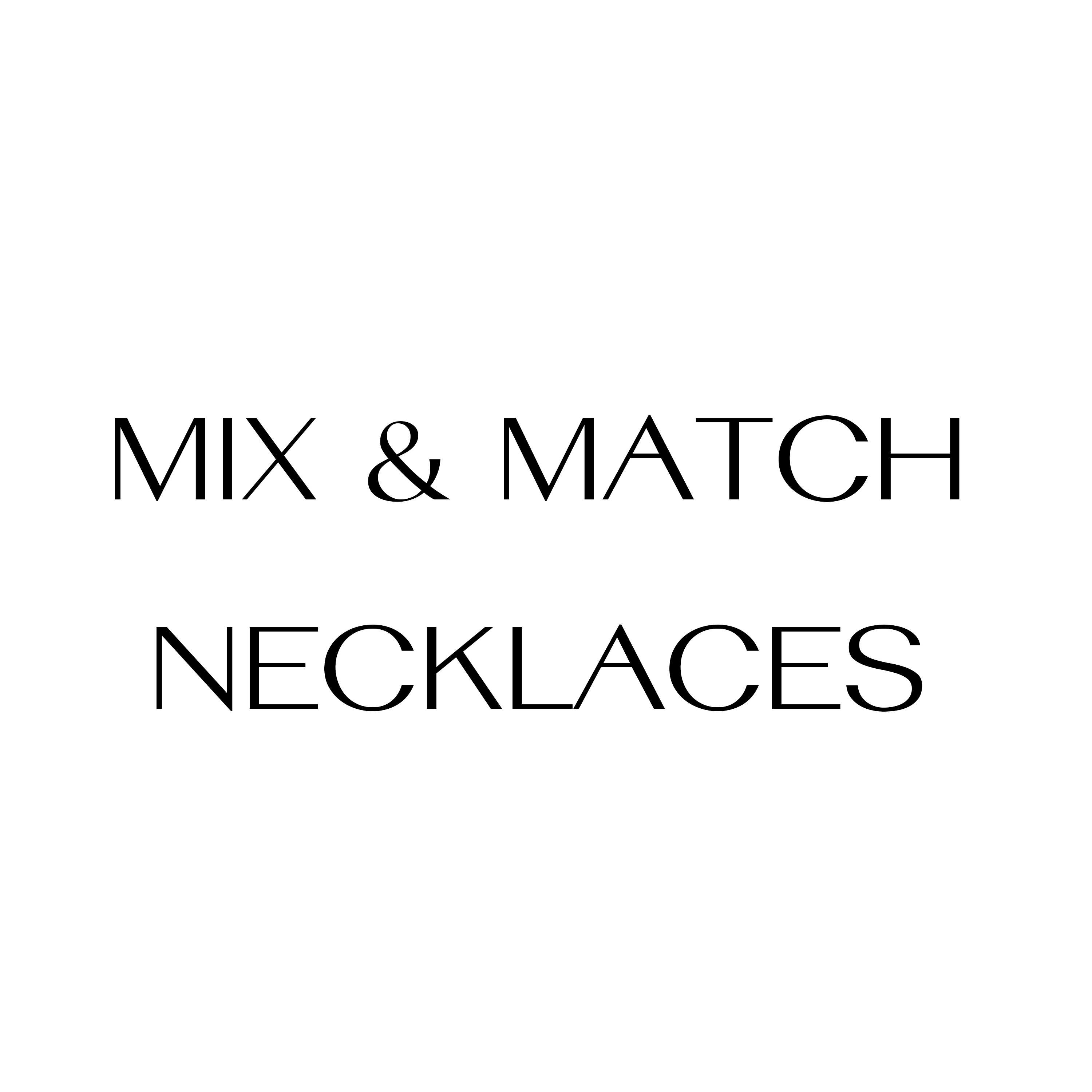 Mix & Match Necklace