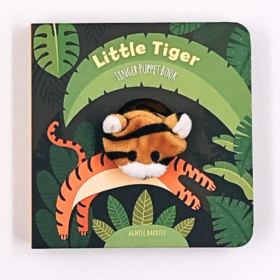 บอร์ดบุ๊คตุ๊กตานิ้ว  Finger Animals: Little Tiger