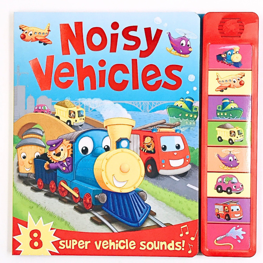 บอร์ดบุคปุ่มกดมีเสียง  Noisy Vehicles (Sound)