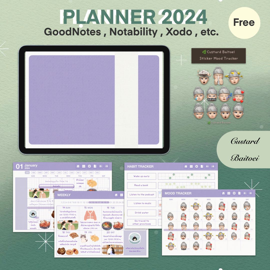 PLANNER2024 Purple Theme