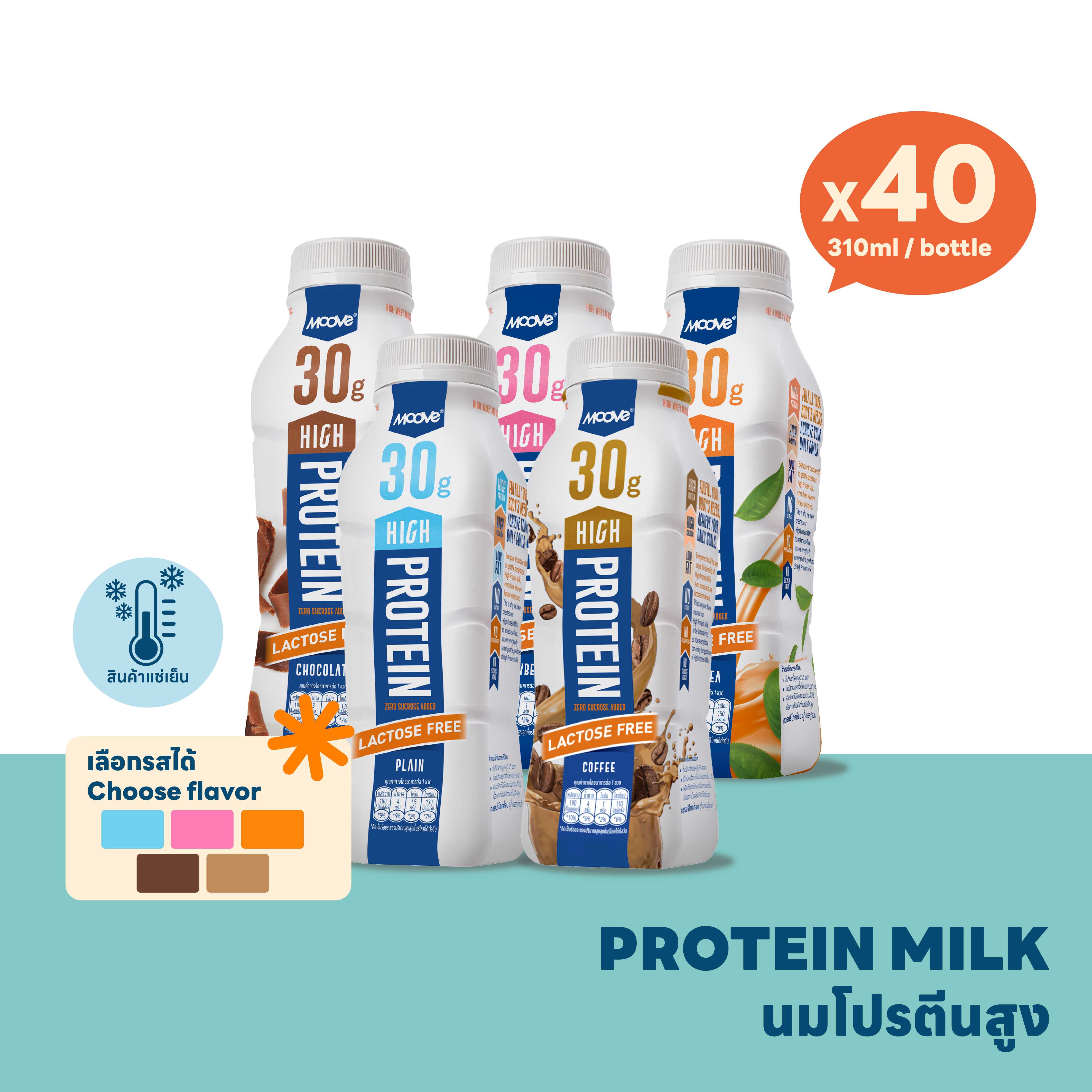 เครื่องดื่มยอดนิยม High Protein Milk (x40) | นมโปรตีนสูง (x40)