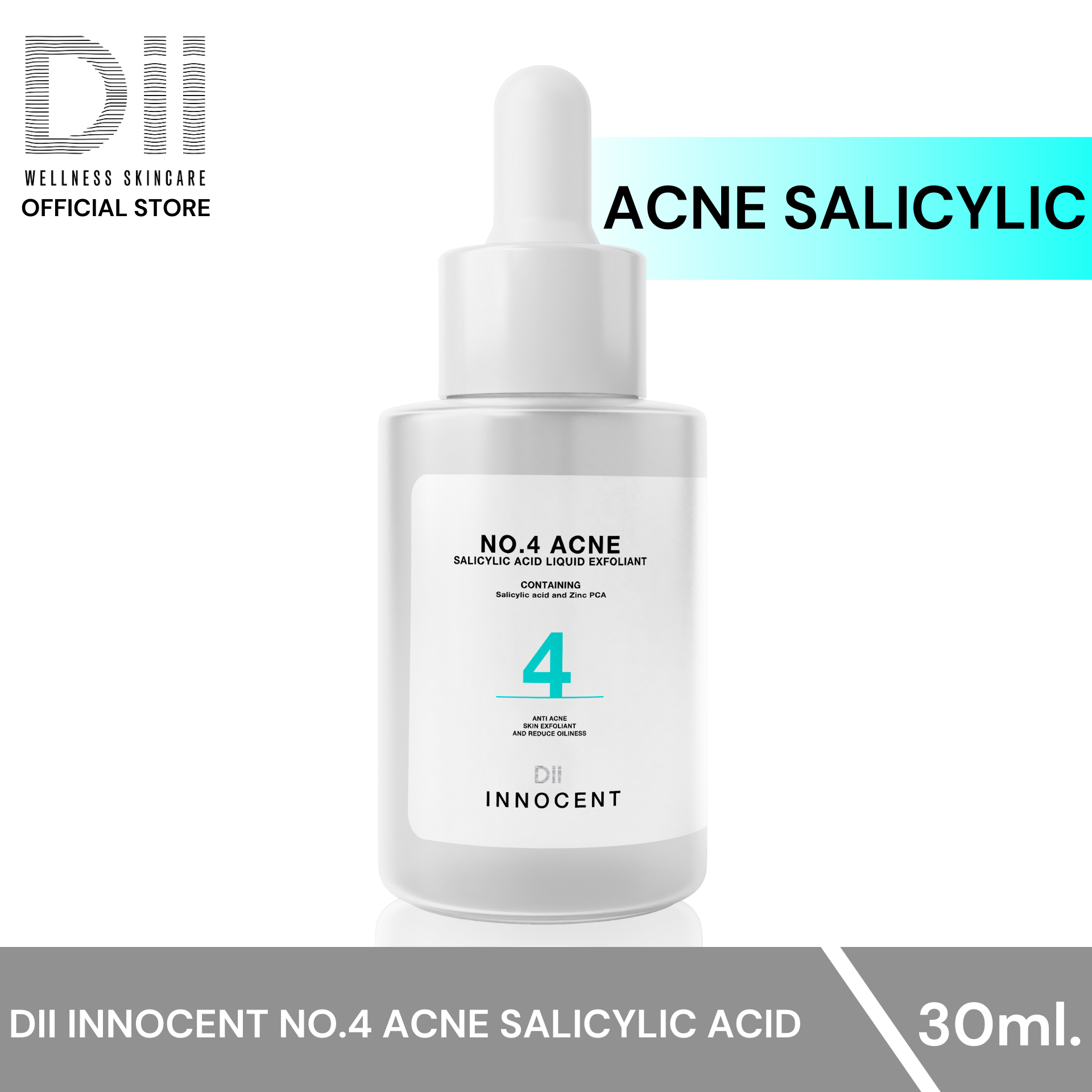 Dii No.4 Acne Salicylic Acid Liquid Exfoliant 30ML