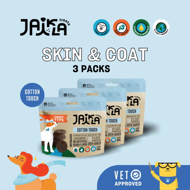 [3 Packs] JAIKLA Treats COTTON TOUCH