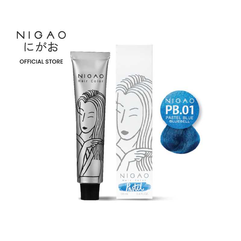 NIGAO Hair Color Pastel | นิกาโอะ ครีมเปลี่ยนสีผม สีโทนพาสเทล สีย้อมผม 100 ml.