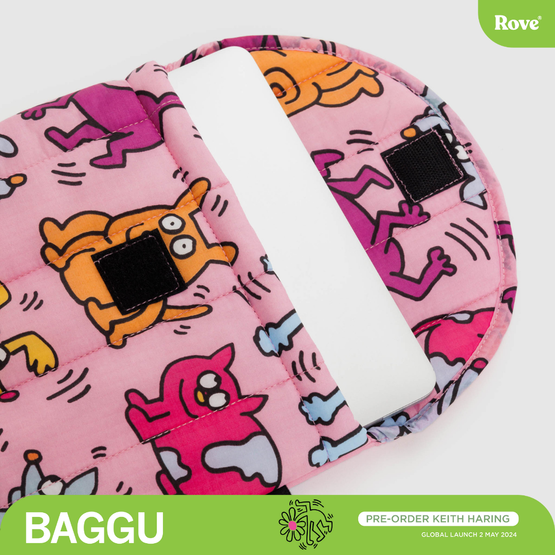 (Pre-order) BAGGU Puffy Laptop Sleeve 13 - Keith Haring Pets