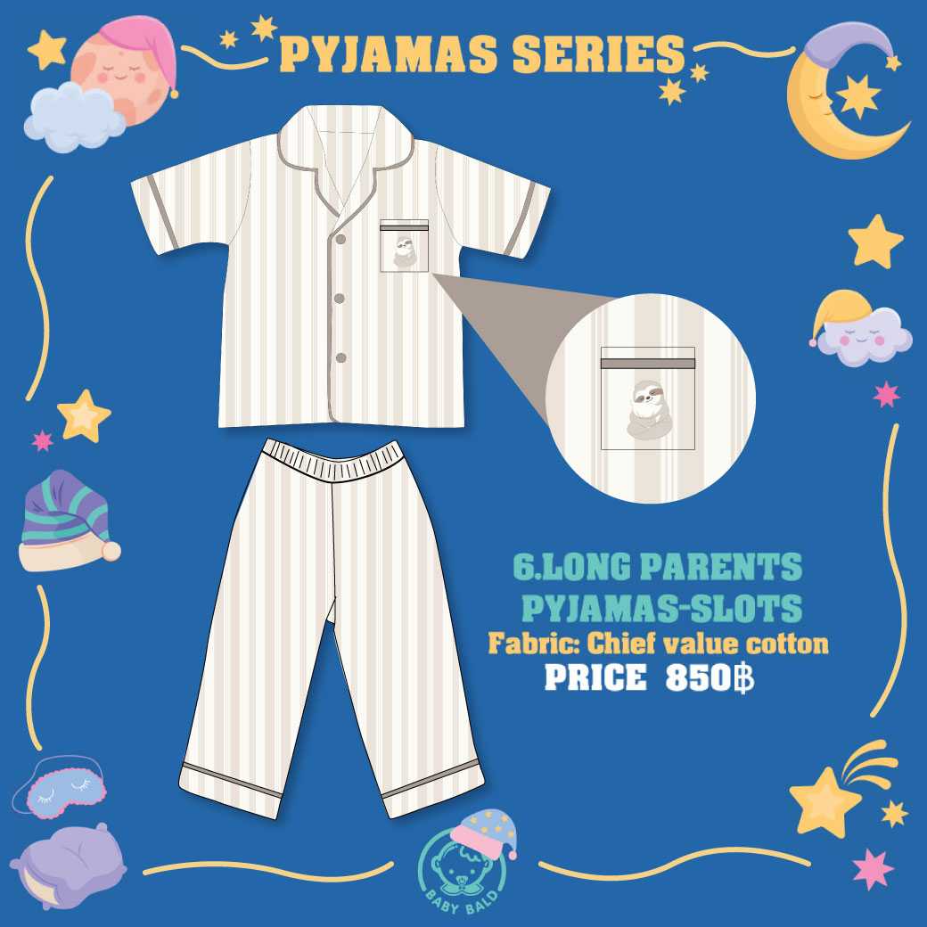 SLOTS LONG PARENT PAJAMAS